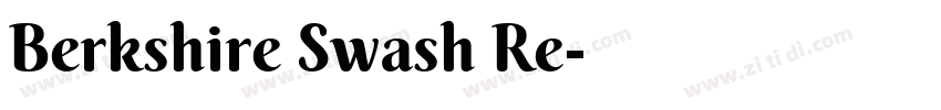 Berkshire Swash Re字体转换